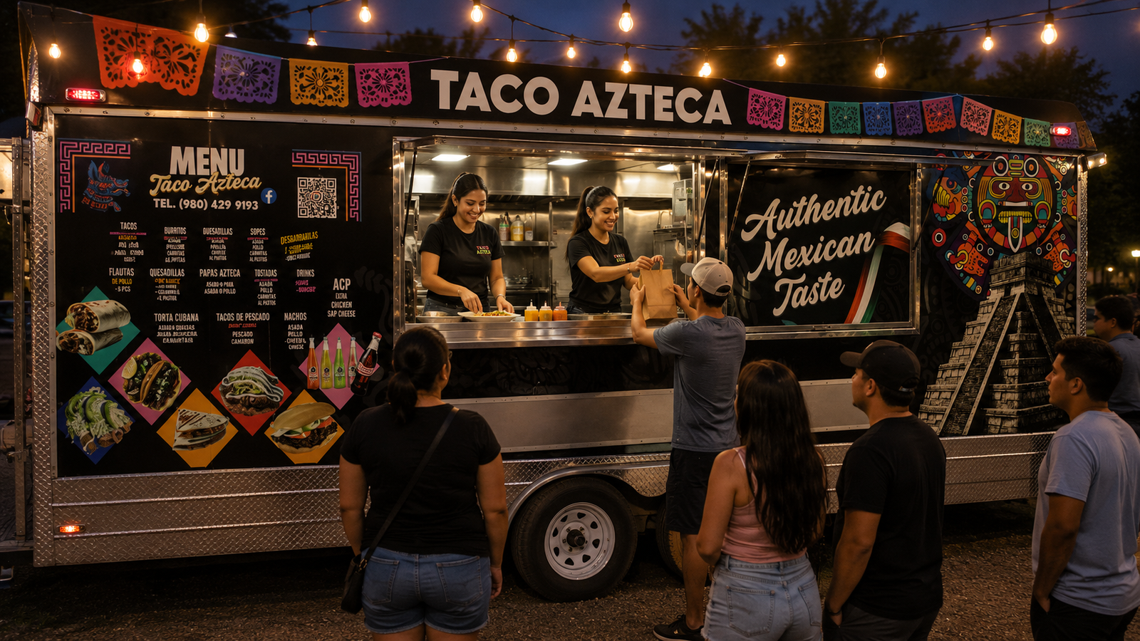 Taco Azteca food truck